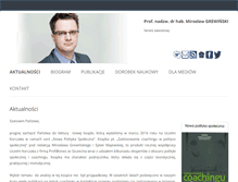 Tablet Screenshot of mirek.grewinski.pl